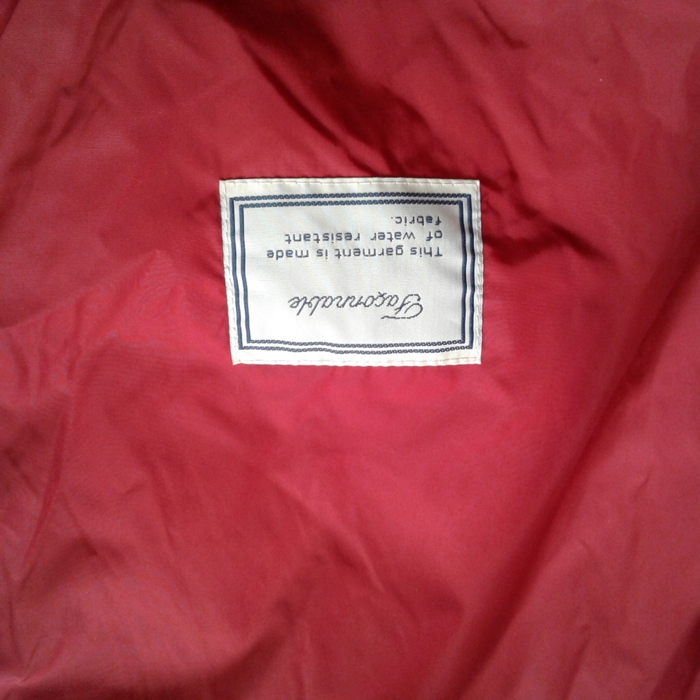 Faconnable Black Jacket with Red Lining - Picture 8 of 12